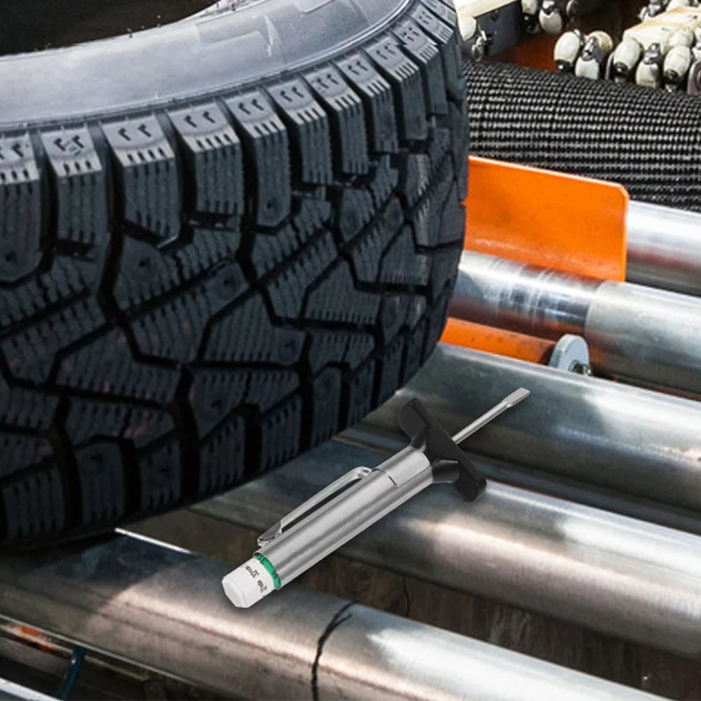 

4Pcs Tire Tread Depth Gauge Tool Accurate Lightweight Portable for Auto Car Tyre Depth Measure 0-25mm Tire Gauge for Semi Truck