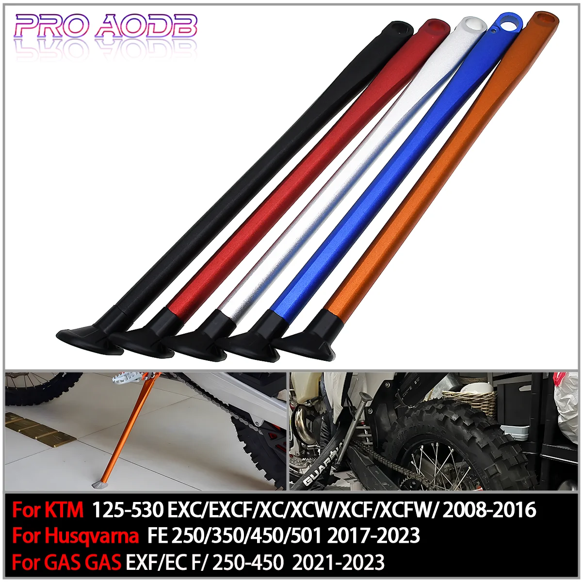 

Motorcycle Parking Side Stand With Spring Kit For KTM EXC EXCF XC XCF XCW SX SXF For Husqvarna TE FE TX FX FS 2008-2023