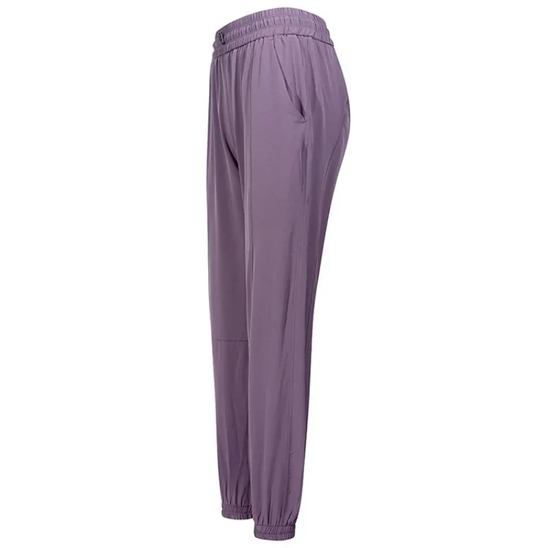 Pantalon de sport fitness pour femme, bande élastique, taille/pied, séchage rapide, cyclisme, course à pied, yoga, streetwear féminin