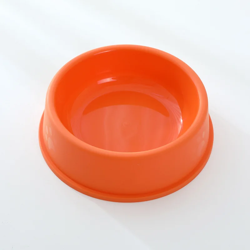 High Quality Solid Color Pet Bowls Candy-Colored Lightweight Plastic Single Bowl Small Dog Cat Pet Bowl Pet Feeding Water Tools view 6