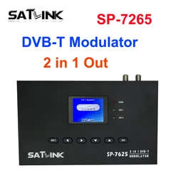 Original Satlink Sp-7625 Route Dvb-t Av Router Dm Modulator Dvb-t Av Digital Rf Modulator 2 In 1
