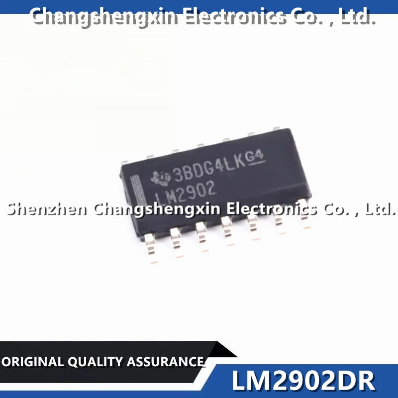 100 Pieces LM2902DR New Original LM2902 General Purpose Amplifier 4 Circuit 14-SOIC 1.2MHz 0.5V/us 20nA