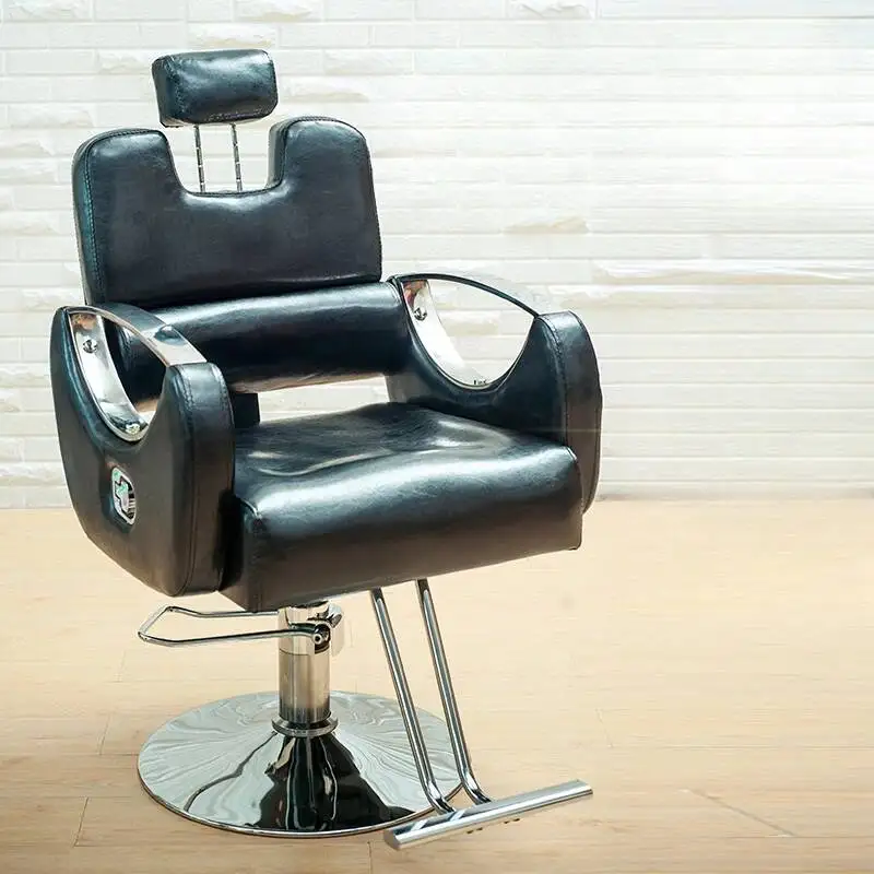 Barber Barbershop Chairs Recliner Adjustable Barber Speciality Comfort Barber Chairs Handrail Silla De Barbero Furniture QF50BC