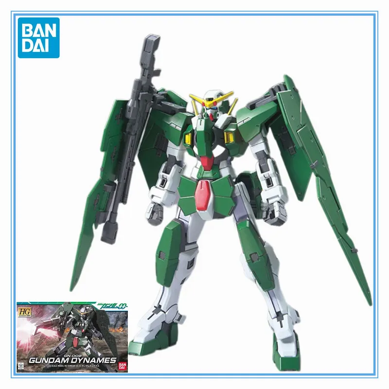 

Latest Original Genuine GUNDAM DYNAMES HG 1/144 GN-002 Bandai Anime Model Toys Action Figure Gifts Collectible Ornaments