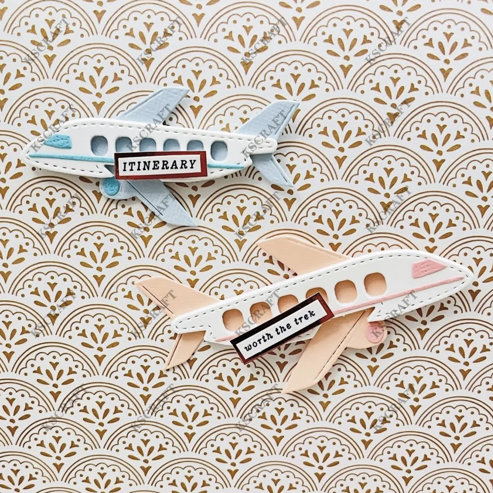 KSCRAFT Airplane Cutting Dies Stencils for DIY Scrapbooking Decorative Embossing DIY Paper Cards