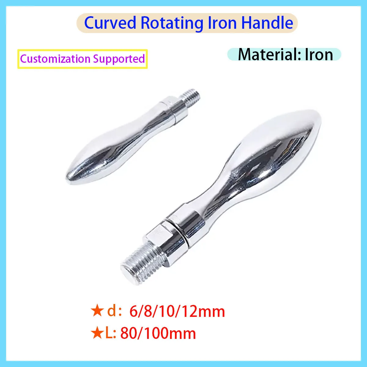 

Железные изогнутые ручки-маховики M6M8M10M12