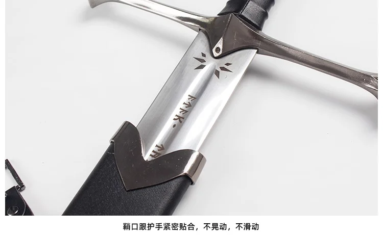 European sword film classic version, Fairy sword, stainless steel sword blade, cosplay model, real sword not sharp, cosplay role