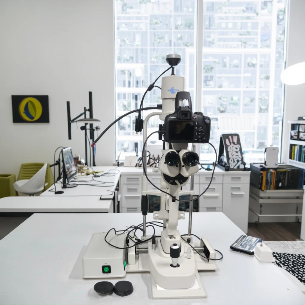 High Accuracy SL-880 Digital LED Slit Lamp Microscope Ophthalmic Instrument for Accurate Eye Examination 1 Year Warranty