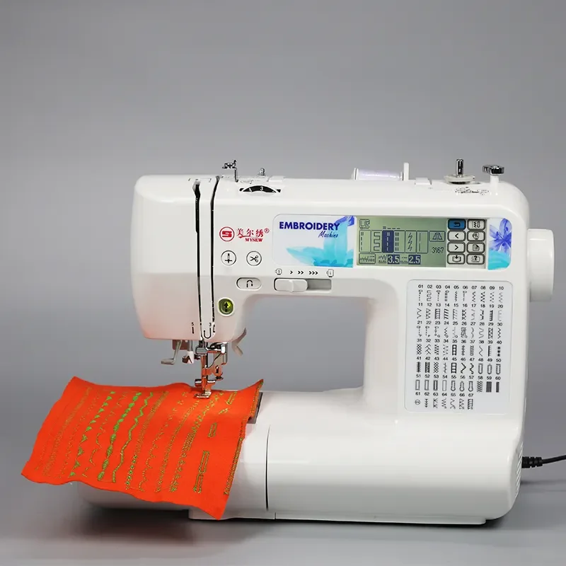 

MYSEW Multifunctional MRS400B Single Head Household Electric Mini Handheld Flat Sewing and Embroidery Machine