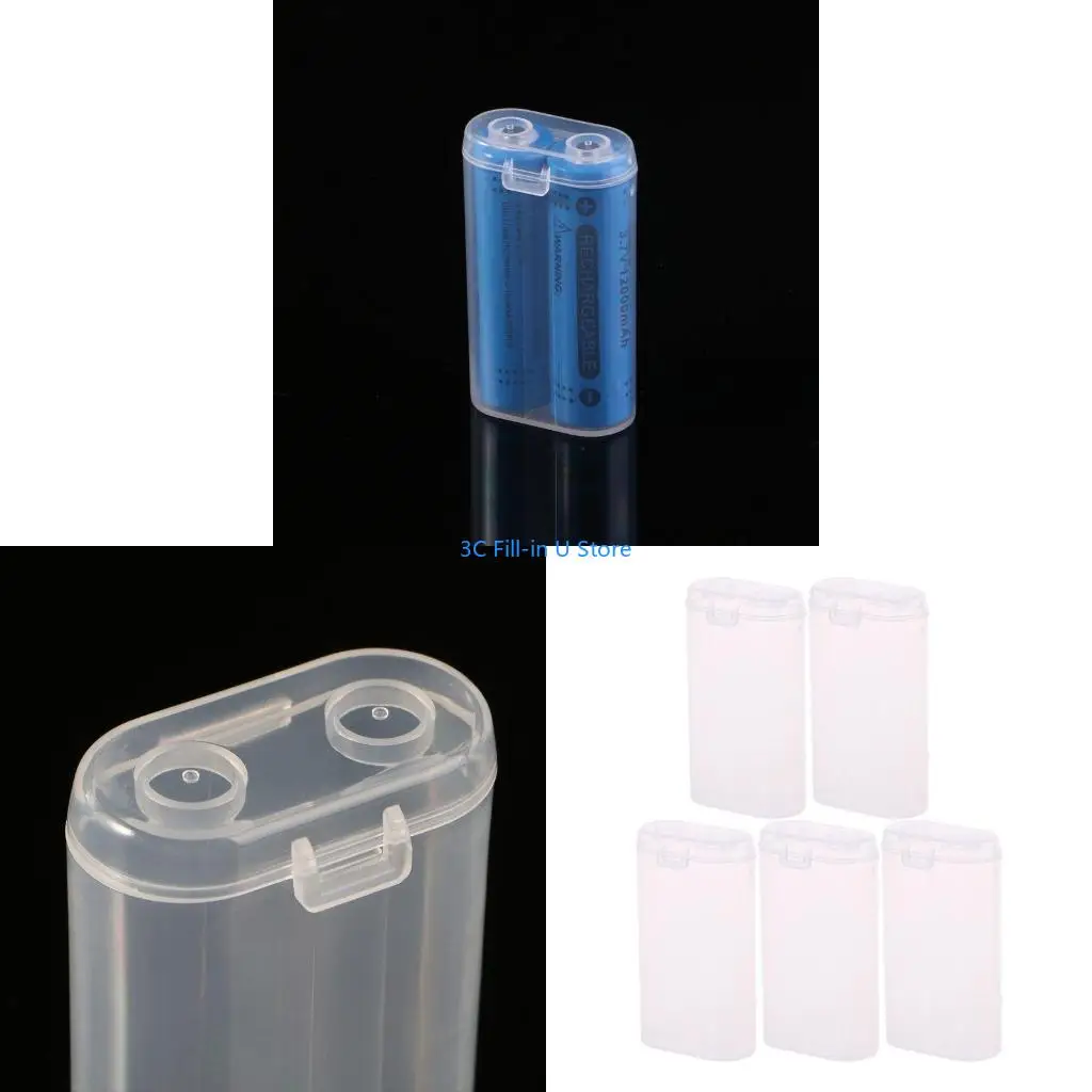 G8TA High Quality DIY Battery Holder Storage for Case Box Cover for 18650 Batteries Standard Container Holder Storage Box