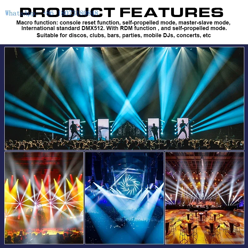 Marslite 500W LED 3in1 BSW Beam Spot Wash CTO CMY Moving Head Light Pro Theatre Teletorium Stage Beam Lighting Equipment