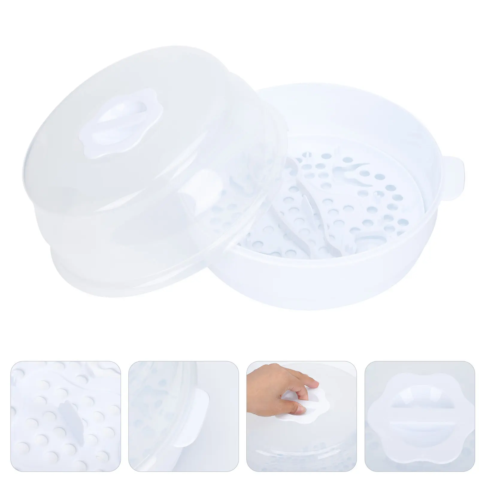 Микроволновый стерилизатор для детских бутылочек, контейнер для хранения, портативный, большой емкости, для бутылочек, сосок и принадлежностей для грудного вскармливания