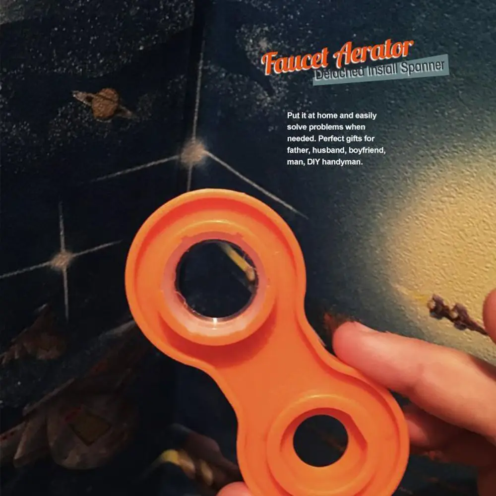 Faucet repair Blue Orange Plastic Faucet Aerator Detached Install Spanner Universal Splash Filter