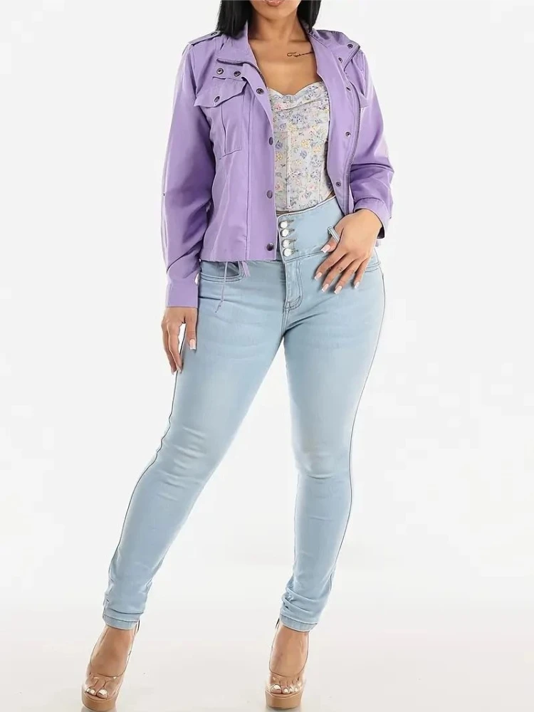 هوتشو الأزرق الدانتيل يصل مثير المرأة نحيل الجينز Y2k Harajuku غسلها عالية الخصر النمط الأمريكي سراويل جينز ضئيلة عادية كل مباراة