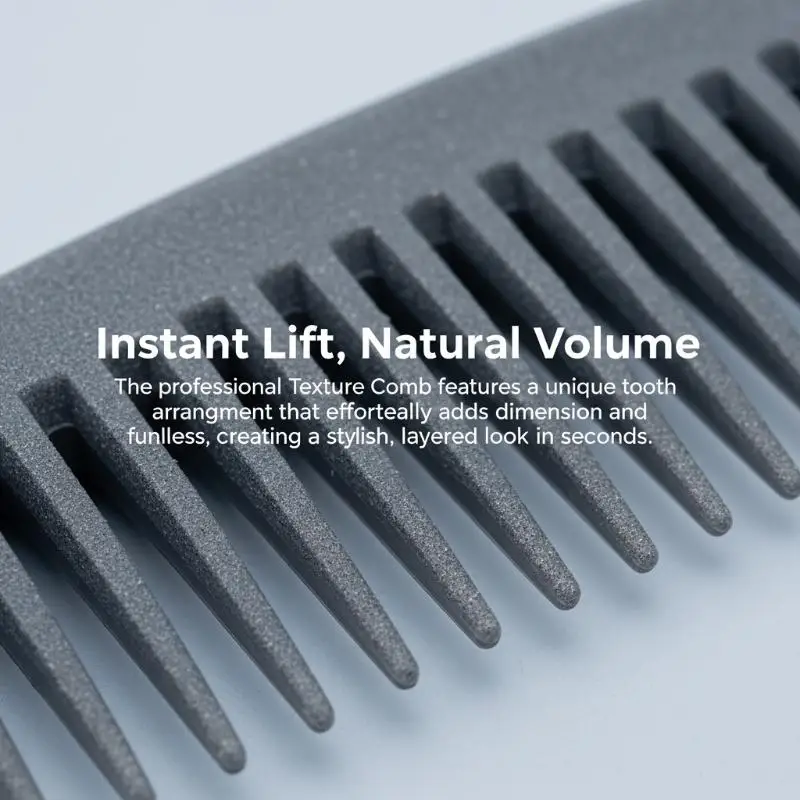 2 Pcs Texture Comb Foldable Voluminous Wide Toothed Hair Comb Multi Functional Styling Tool For Men Women Folding Texture Comb