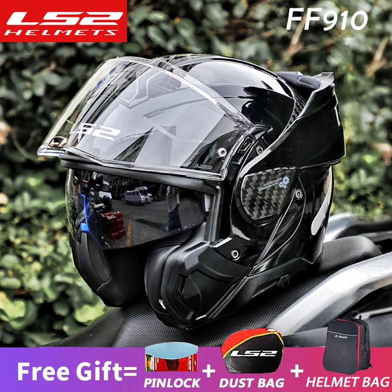 

LS2 ADVANT II Модульный полнолицевой шлем для мужчин FF910 ECE06 с карбоновыми компонентами 6K