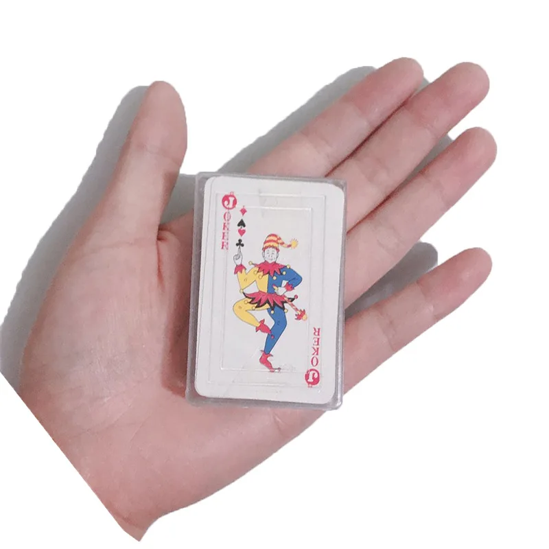 Deck of Paper Playing Cards  Small Interesting Playing Card  Board Game  Outdoor Travel  Mini Size Entertainment