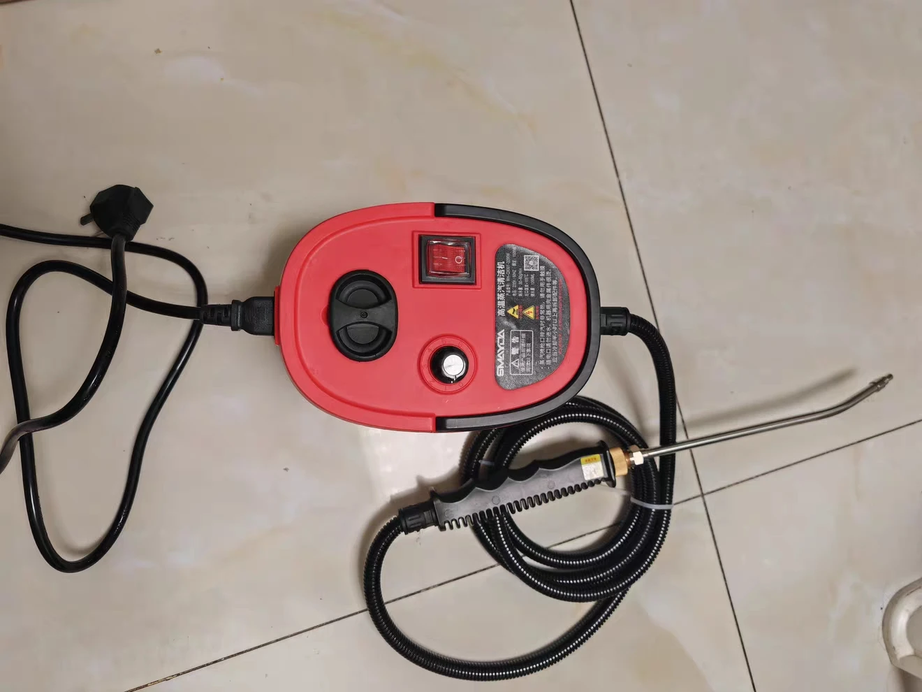 

Портативный пароочиститель 2500 Вт для высокотемпературной стерилизации, аппарат для мойки под давлением для дома, автомобиля, кухни, кондиционеров