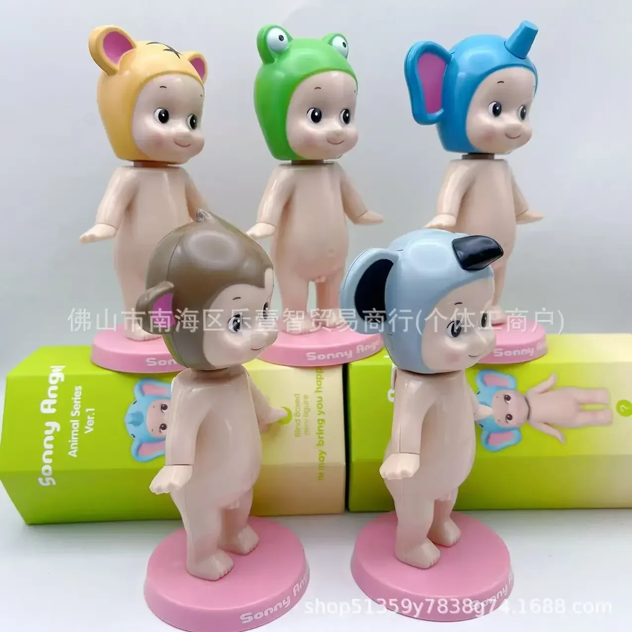 13CM Sonny Angel Hippers Dreaming Animal Back Series Mini Figures Action Amine Car Mobile Phone Christmas Kid's Toys Gift