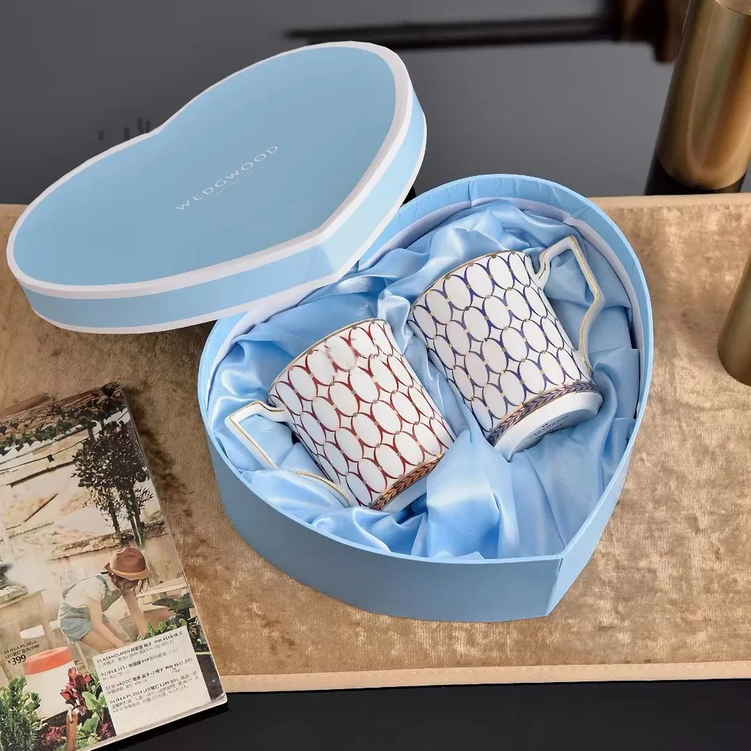 

Ceramic Coffee Cup Set with Matching Saucers for Home Coffee Time Daily Use