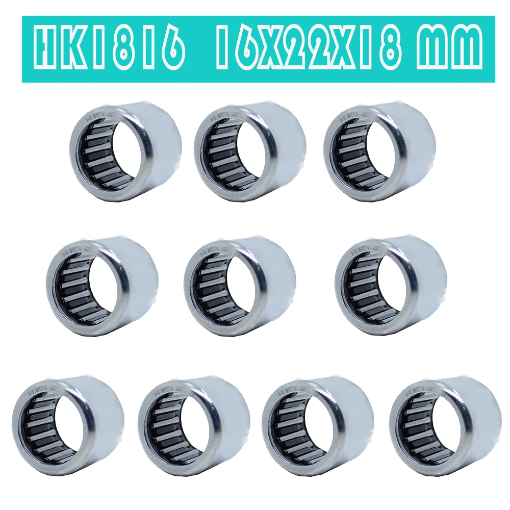 

HK1618 Needle Bearings 16*22*18 mm ( 5 Pcs ) HK162218 Drawn Cup Needle Roller Bearing