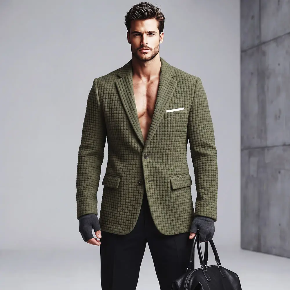 Mens Business Casual Hooded Woolen Coat European Style Long Trench Jacket Double Breasted Warm Overcoat Autumn Winter Outerwear