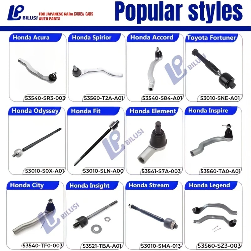 

Наконечник рулевой тяги Bilusi, внешний левый/правый шаровой шарнир для TOYOTA RAV4 ACA3 # ZSA4 # АСА4 # 2009-2019 OE:45046-09675 45047-09335