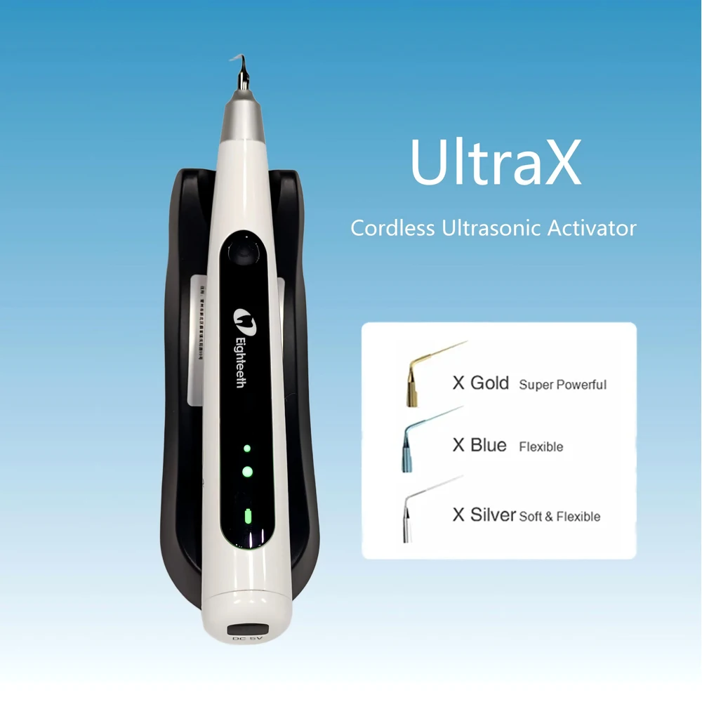Eighteeth Ultra X Endodontic Ultrasonic Irrigator Dental Activator with 6 Tips Tooth Cleaning Instrument Dentistry Tool