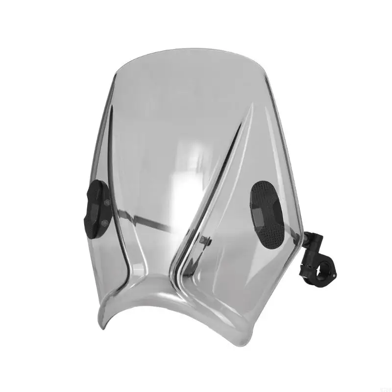 M76E Lenkermontierte Motorrad-Windschutzscheibe für 22 mm, 25 mm und 28 mm Lenker – Detail 2
