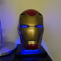 A Genuine Electric Iron Man 1:1mk50 Helmet, Voice-Controlled Eyes With Light Model Toy, A Super Fun And Surprising Birthday Gift