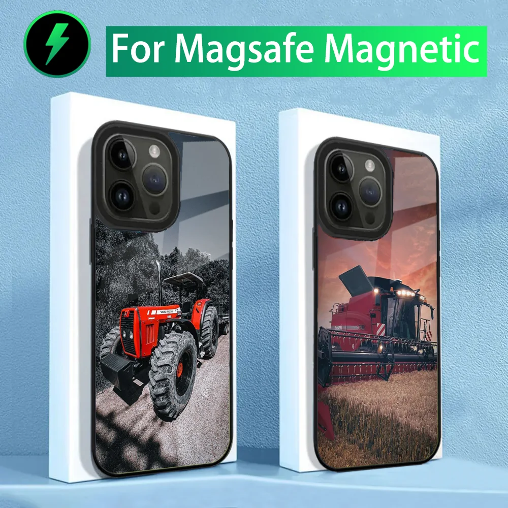 Massey Ferguson Phone Case For iPhone 15,14,13,12,11,Plus,Pro,Max Mini Magsafe Magnetic Wireless Charging