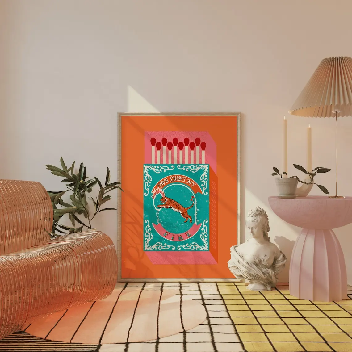 You Light My Fire Orange Match - đánh giá và giá Lighting Decoration Ideas