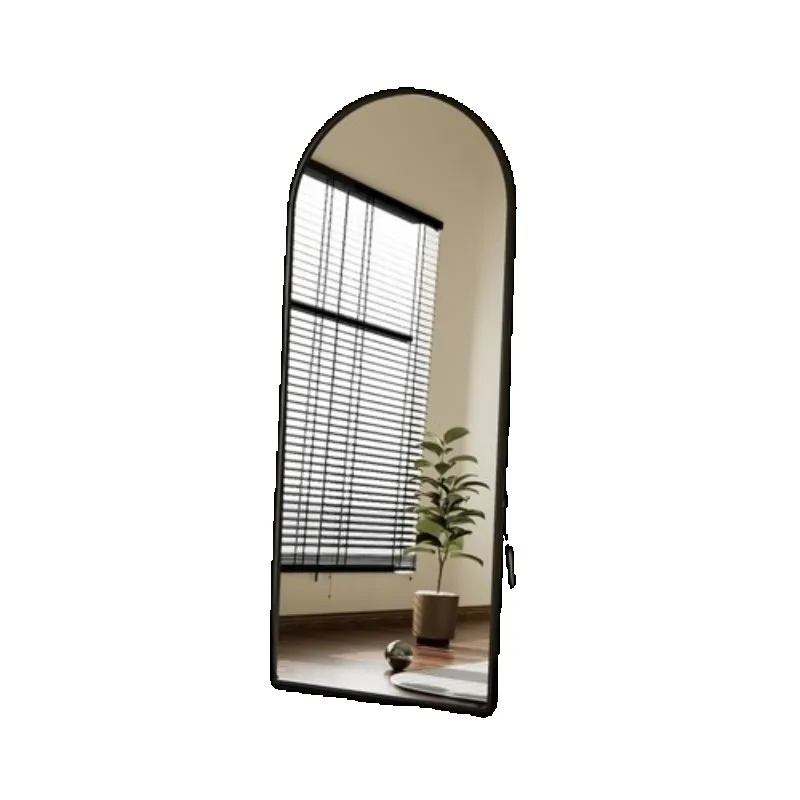 Nordic Black Cheap Mirrors Full Body Living Room Apartments Mirrors Full Body Big Minimalist  Furniture Home