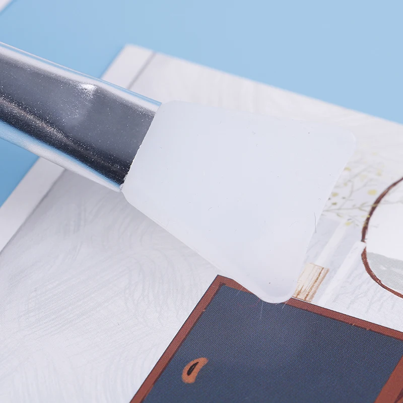 Brosse pour masque Facial en Silicone, tête souple avec grattoir, brosses à Film de boue à Double usage, réglage du Film, outil de soins de beauté pour la peau du visage, 1 pièce