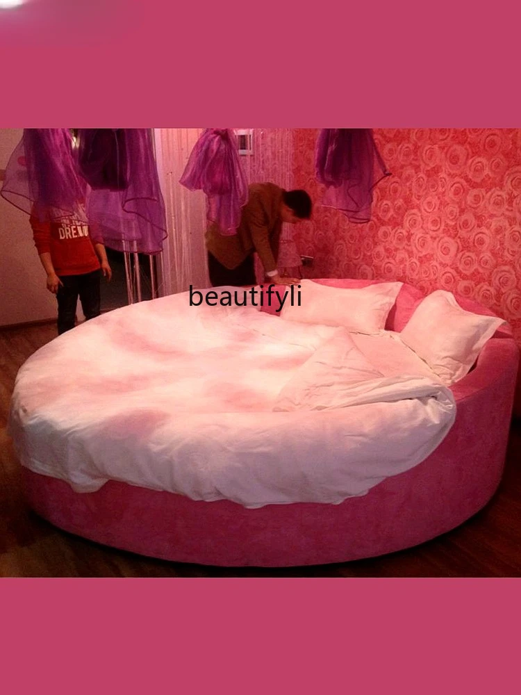 

ssE1001 Electric Bed Bed & Breakfast Furniture Hotel Shadow Coffee Bar Love Theme Hotel Couple Heart Circle Water Bed