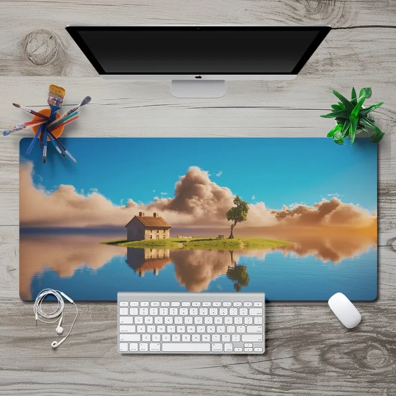 

Коврик для компьютерной мыши, увеличенный, для клавиатуры, ноутбука, киберспортивных игр, настольный коврик