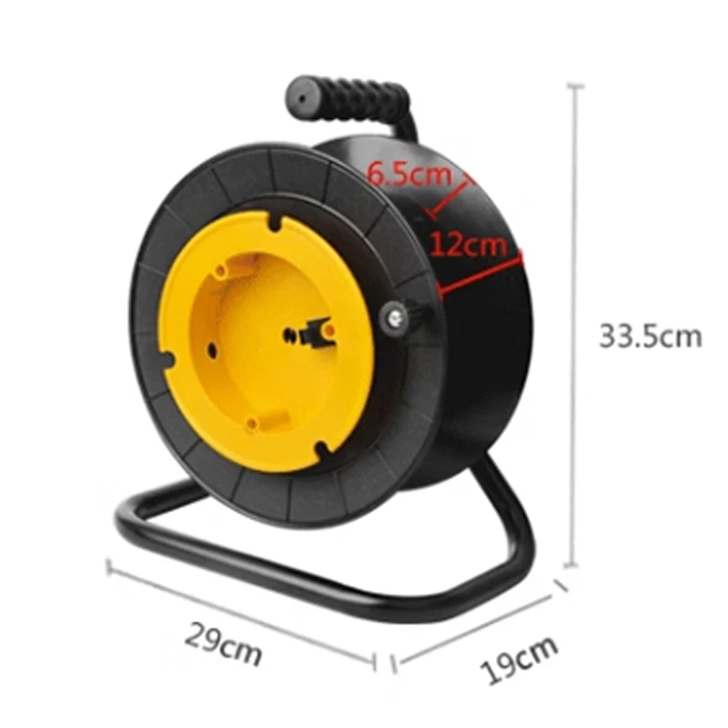 S-260A Manual Cable Winding Reel Optical Mobile Fiber Power Signal Line Small Empty Disk Plastic Light Strip Receive Put Winder