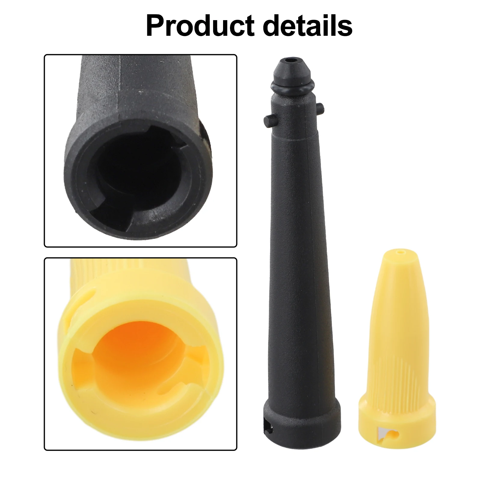 Power Nozzles for Steam Cleaners with Broad Compatibility and Extended Reach for Thorough Cleaning of Seams and Edges