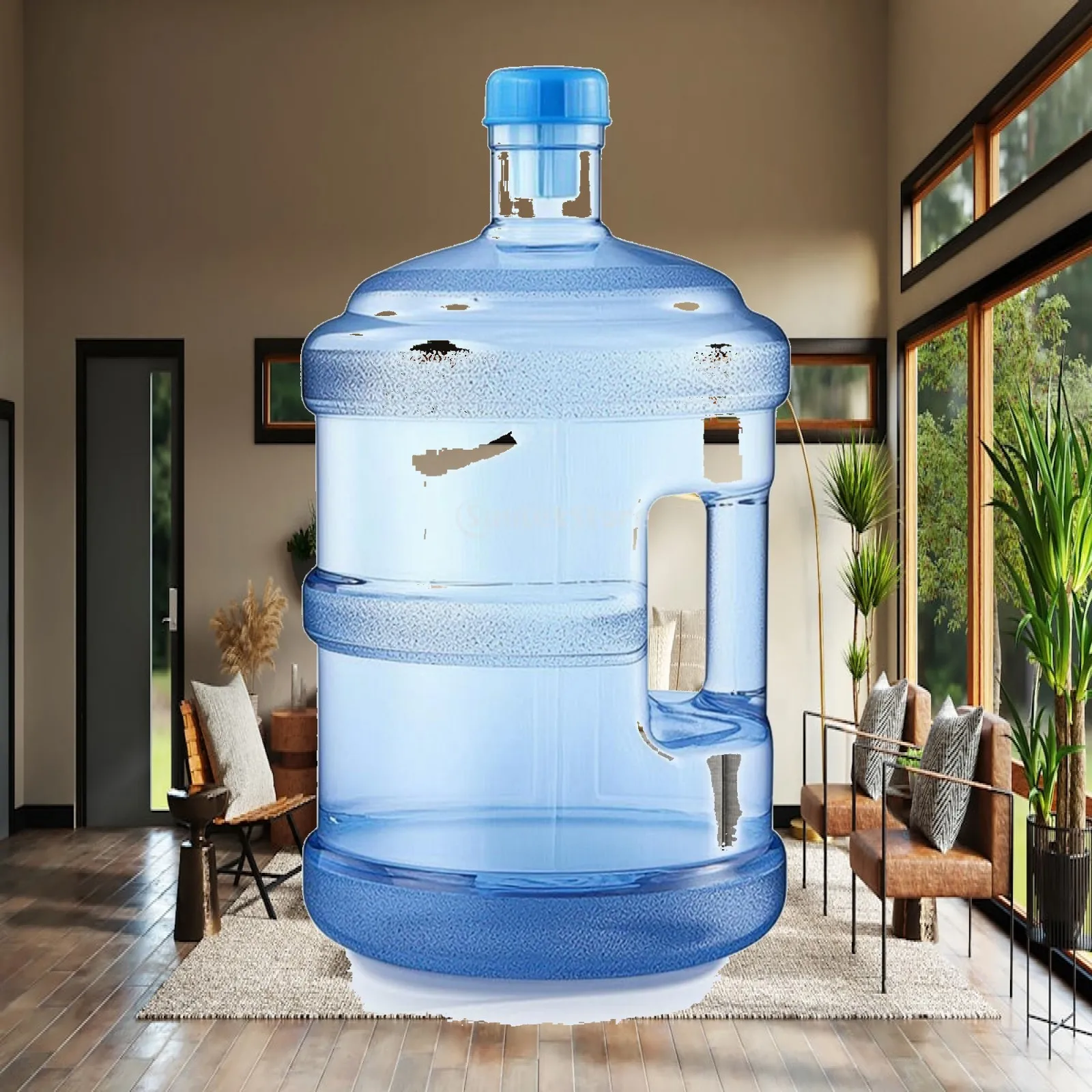 Water Jug with Handle Transparent Drinking Water Container Vessel Heat-Resistant Leakproof for Tea Bar, Kitchen