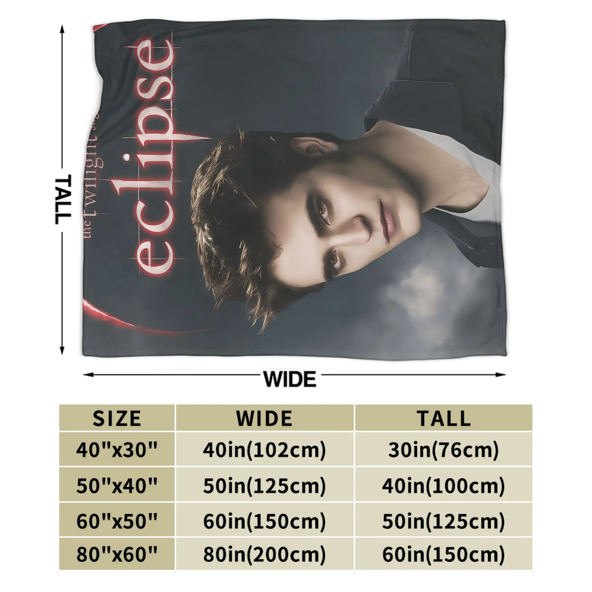 سوبر بطانية دافئة للأطفال الكبار السفر جاكوب الشفق ساغا رمي بطانية الفانيلا المفرش الأريكة السرير غطاء سرير أريكة مريحة
