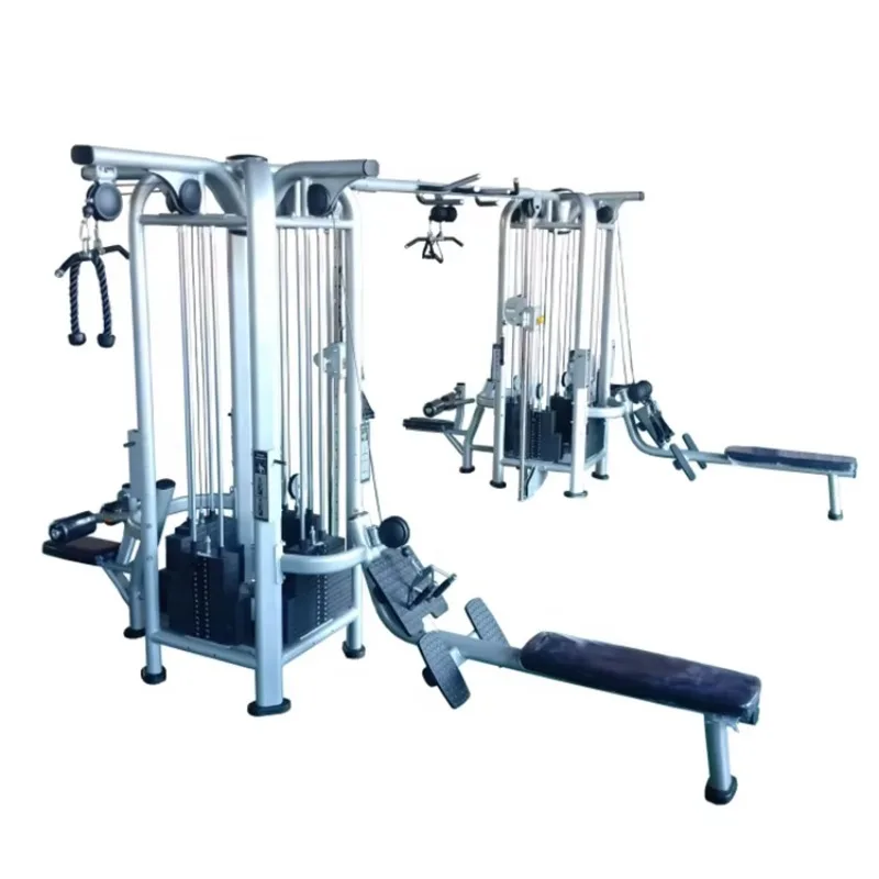 Commercial Multi Functional Fitness Equipment Indoor Training Machine 8 Stations Functional Cross Trainer