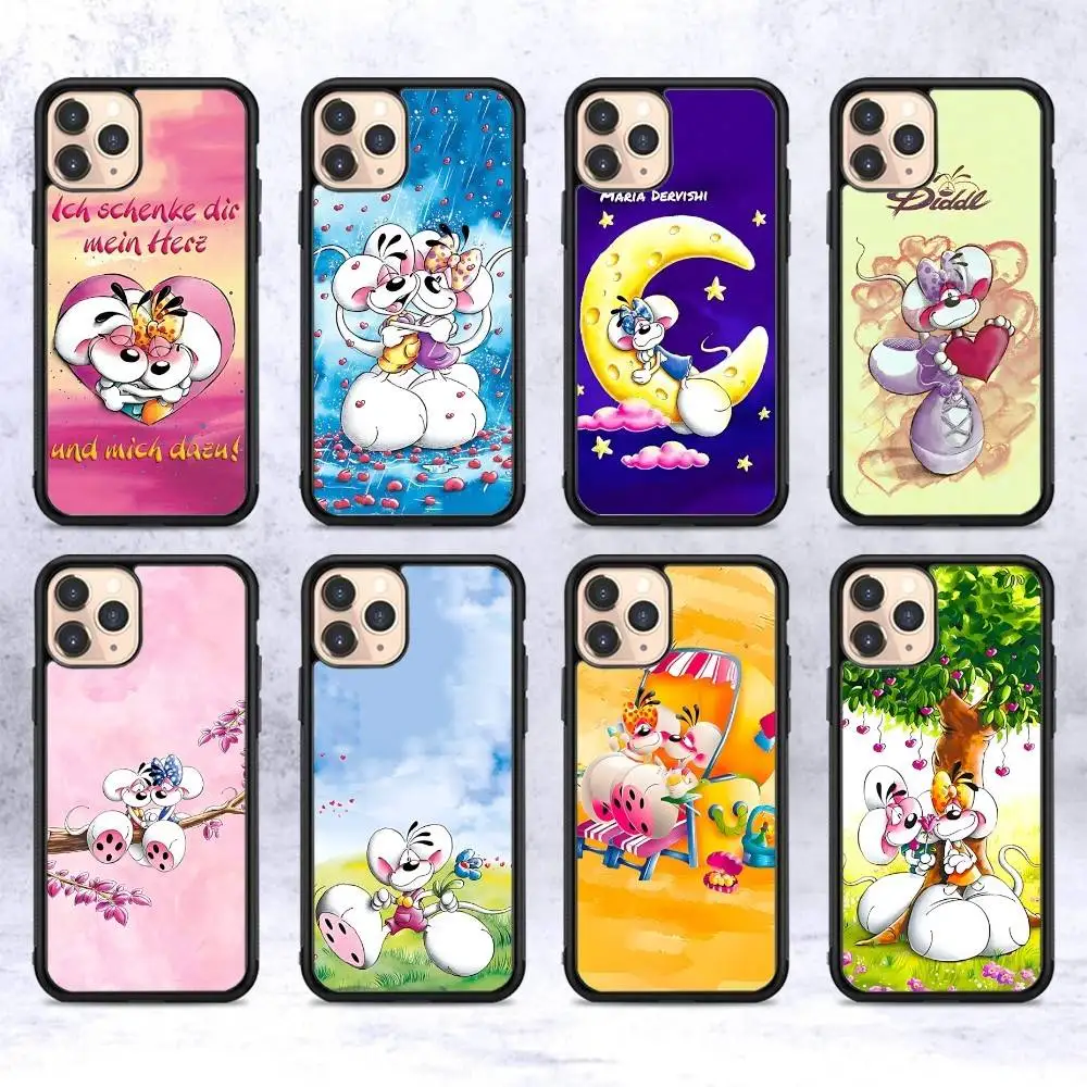 

Kawaii Cartoon D-Diddls Phone Case For IPhone 17 16 Pro Max Air 13 12 Mini 14 15 Plus 11 PC+TPU Back Cover