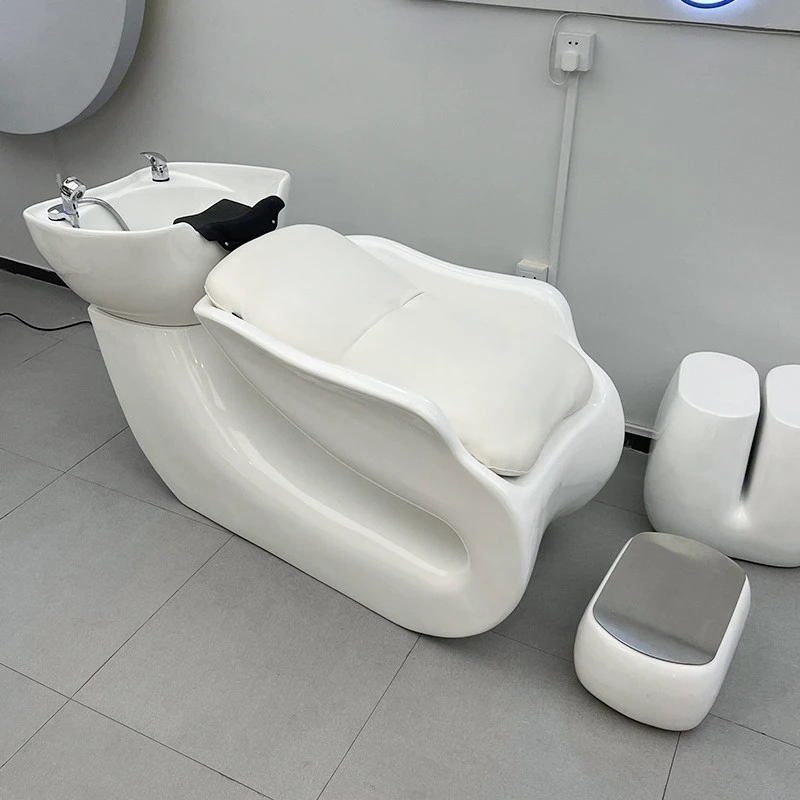 Hair Salon Shampoo Chair Water Heater Integrated Hair Salon Hair Saloon Dedicated Flushing Bed Lying Half