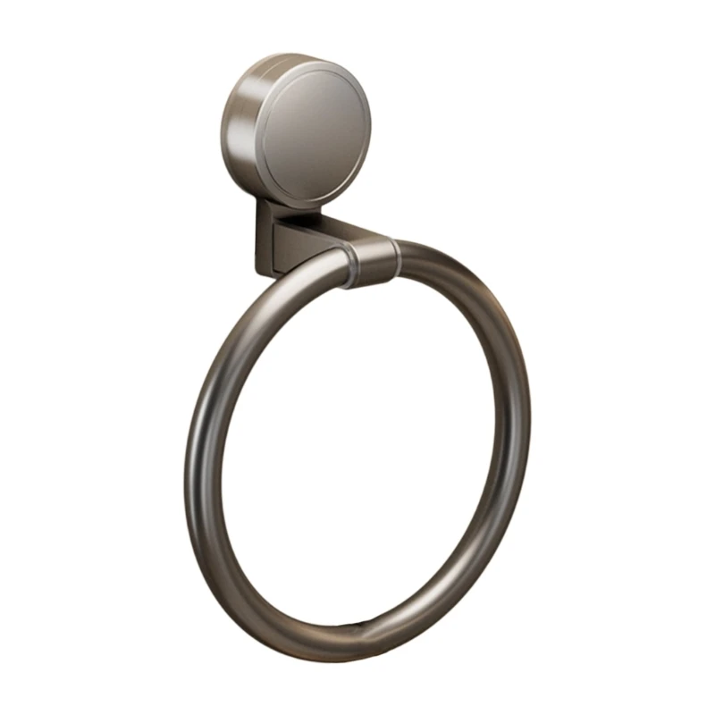 

Strong Suction Towel Holder Rings Waterproof No Damaging Wall Mount Shower Towel Rings Kitchen Bathroom Storage Accessory