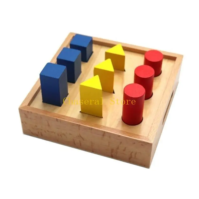 E7CE Creative Puzzle Plugging Block Toy for Toddler Geométrico forma Classificação cores Early Education Toy for