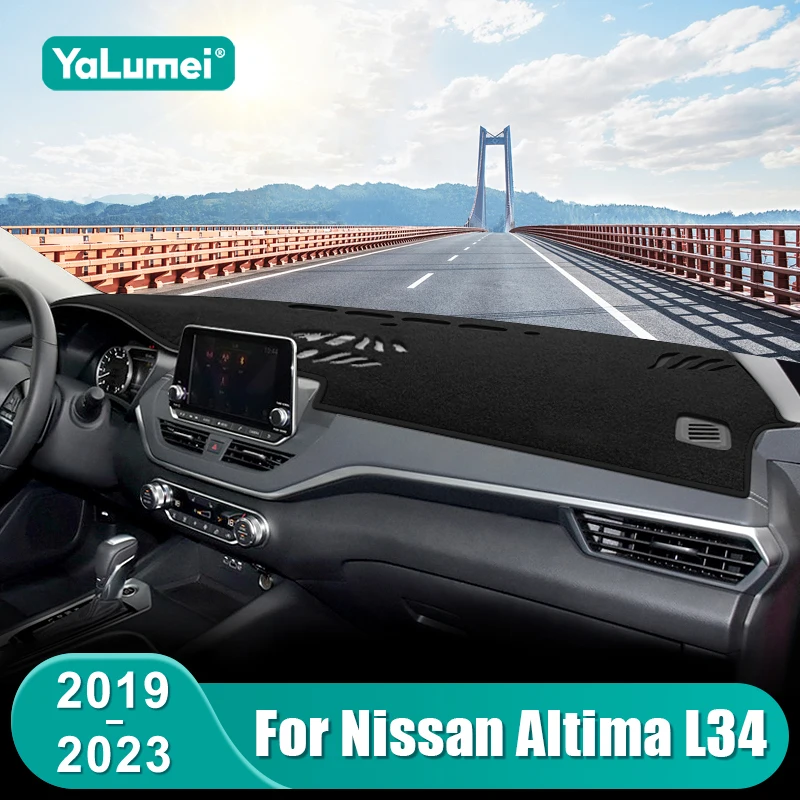 

Abaiwai For Nissan Altima L34 2019 2020 2021 2022 2023 Car Dashboard Sun Shade Cover Instrument Desk Non-slip Mat 3d Pad