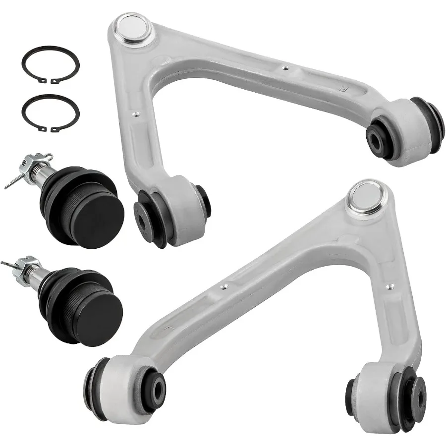 

Set of 4 Front Upper Control Arms with Lower Ball Joints for Hummer H3 20062010 H3T 20092010 K621675 K621676 K500250 Heavy Duty