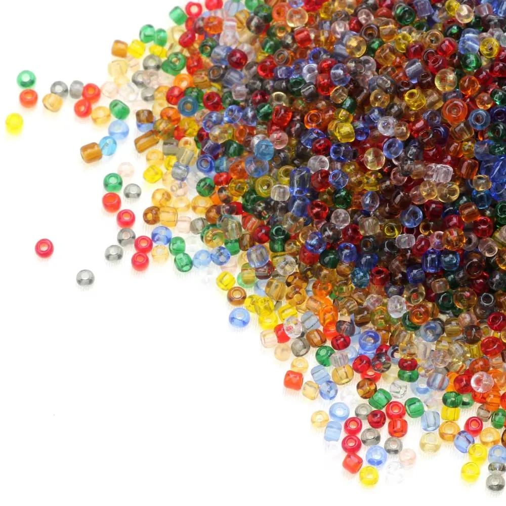 25 جرام/وحدة 2 مللي متر سحر التشيكية شفافة بريق الزجاج البذور الخرز سوار ذاتي الصنع قلادة لصنع المجوهرات النتائج اكسسوارات #5
