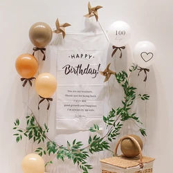 Ins Happy Birthday Decoration Background Wall Hanging Tapestry Kids Adult Party Small Backdrops Photo props Home Decor 75x58cm