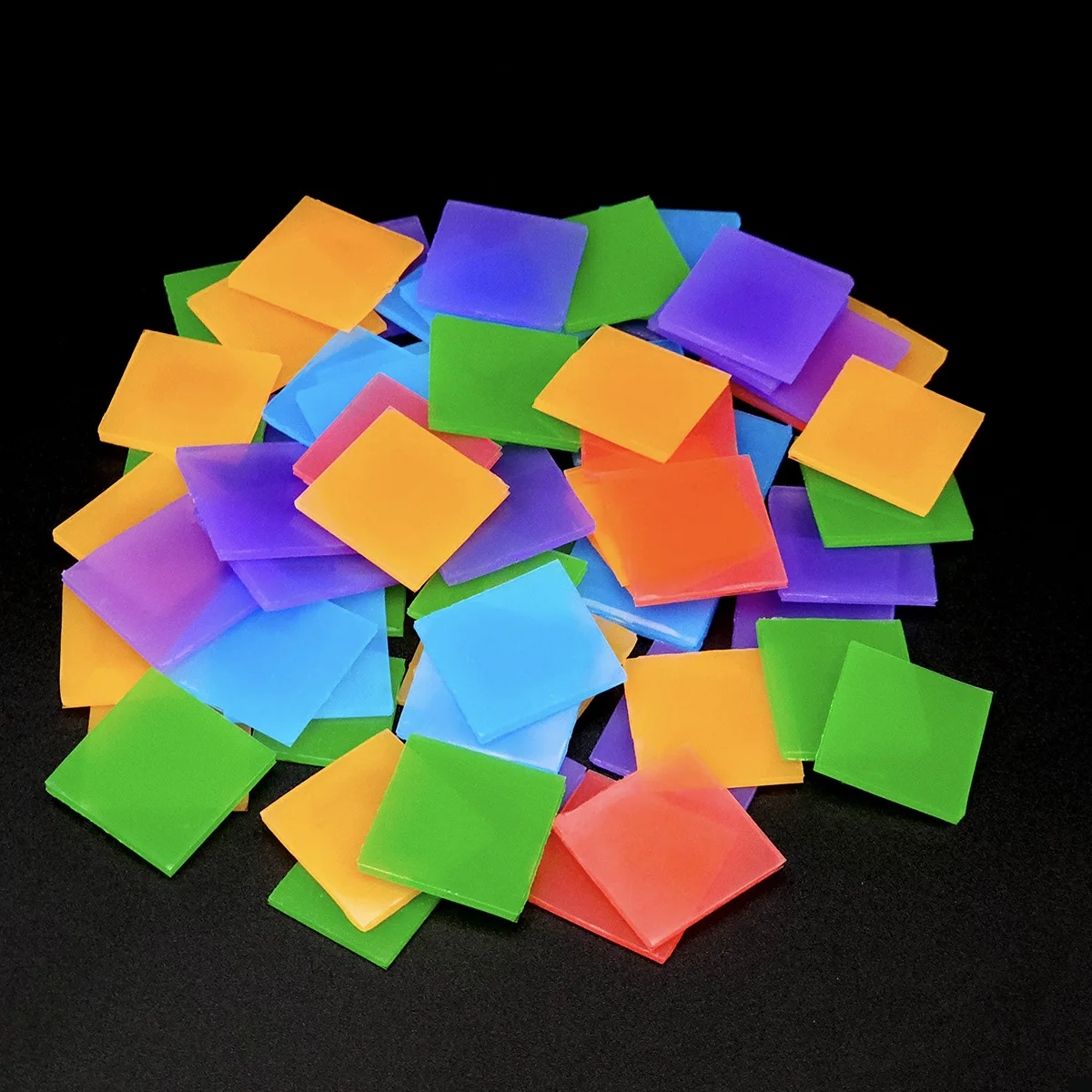 

2.5x2.5cm Square 5/10/20/50/100pcs 5Colors Diamond Painting Glue Clay Mud Tools for DIY 5D Diamond Embroidery Kit Accessory